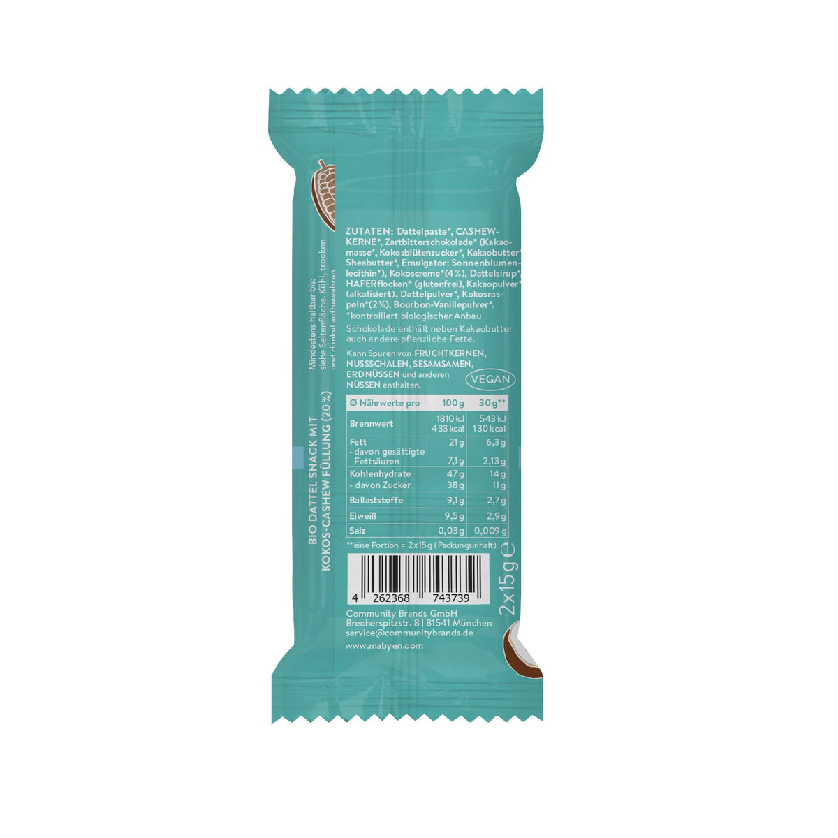 Mama Bio Dattel Ball Creamy Coconut 20er Pack